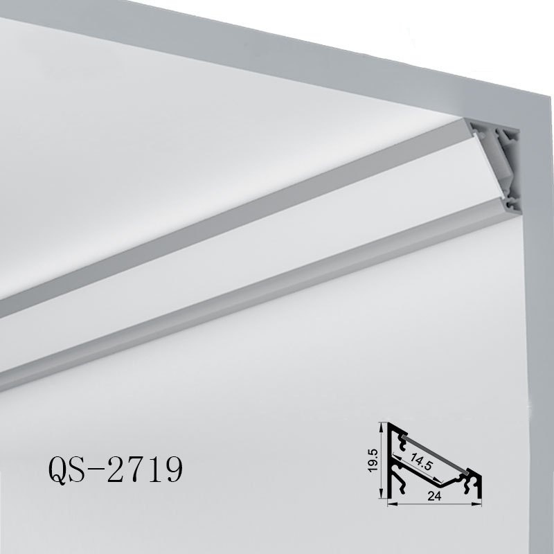 Corner Aluminum LED Light Diffuser Channel For 12mm LED Strip Lighting Corner Aluminum LED Light Diffuser Channel For 12mm LED Strip Lighting